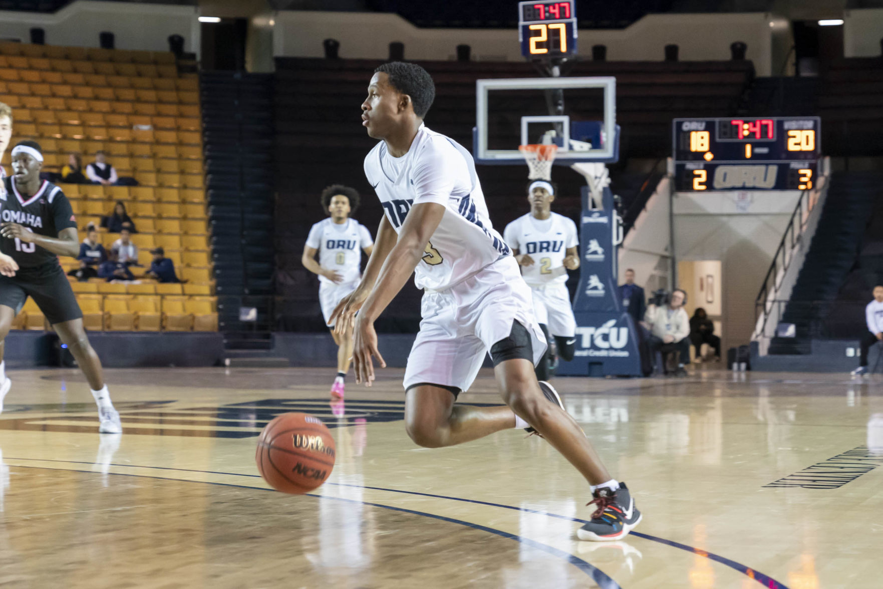 Oral Roberts University faces Omaha - Men's Basketball